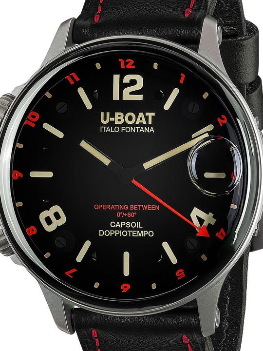 Image du produit U-Boat 9674 Capsoil Doppioempo SS GMT (Montre analogique, 55 mm)