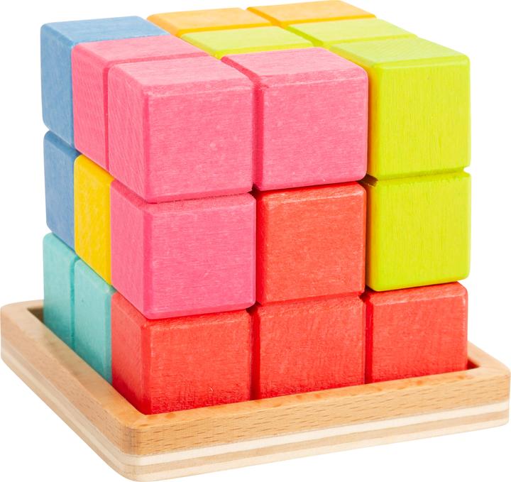 Produktbild small foot 3D Puzzle Würfel geometrische Formen (Deutsch)