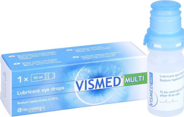 Produktbild TRB Chemedica VISMED multi Augentropfen, 10 ml Lösung (10 ml, 10 ml Lösung, VISMED multi Augentropfen)