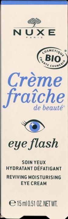 Image du produit Nuxe Crème Fraiche De Beauté Eye Flash Bio 15 ml (Crème, 15 ml, Journée)