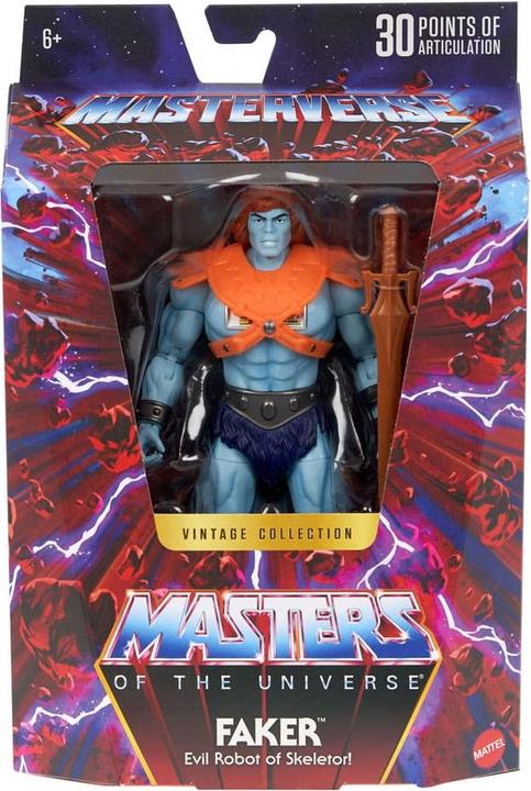 Actual product image Mattel Masters of the Universe Masterverse Vintage Collection Faker