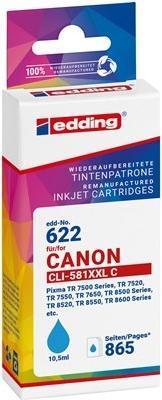 Edding Druckerpatrone EDD-622 ersetzt CLI-581XXLC - - 10.5 ml (C)