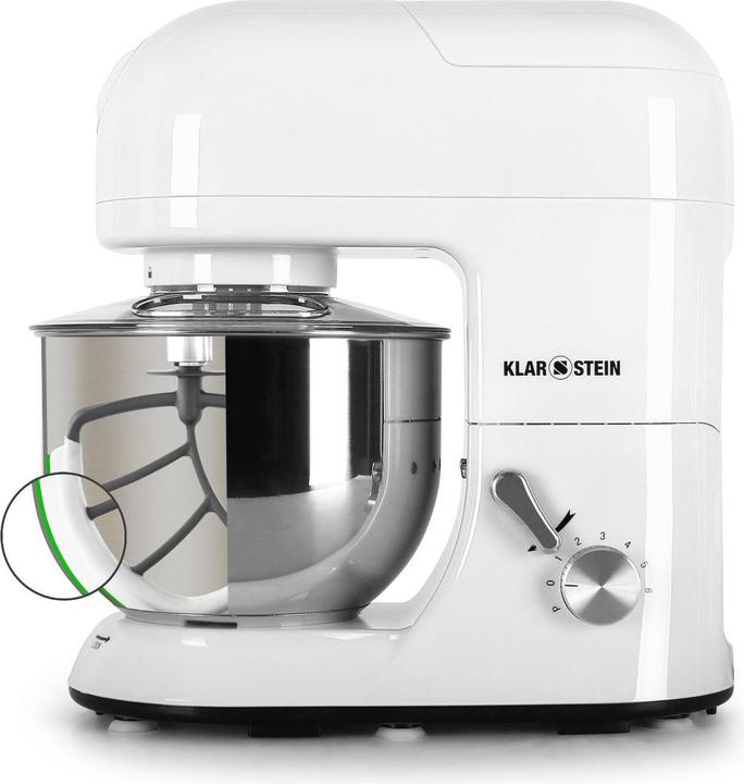 Image du produit Klarstein Lucia Bianca Robot ménager avec hachoir à viande1200W, 5 litres, Blanc (1200 W)
