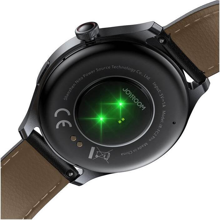 Actual product image Joyroom Classic Series JR-FC2 Pro Smart Watch (Answer/Make Call)-Space Grey (227 mm)