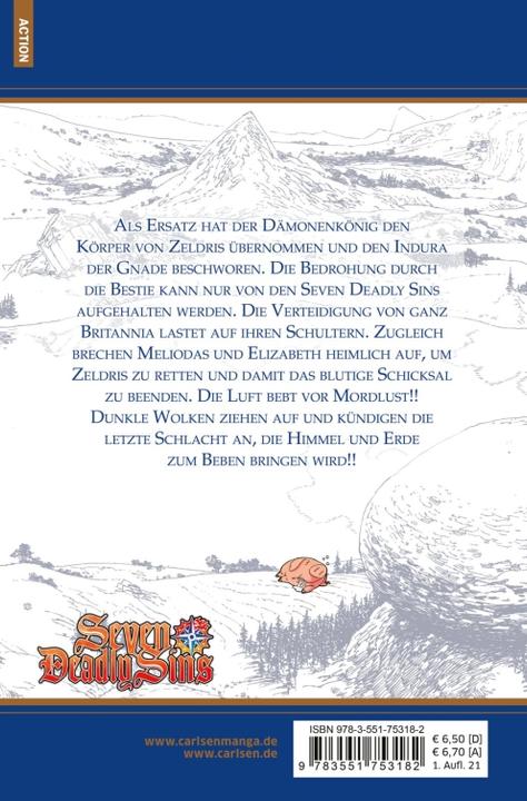 Produktbild Seven Deadly Sins 38 (Deutsch, Suzuki Nakaba, 2021)