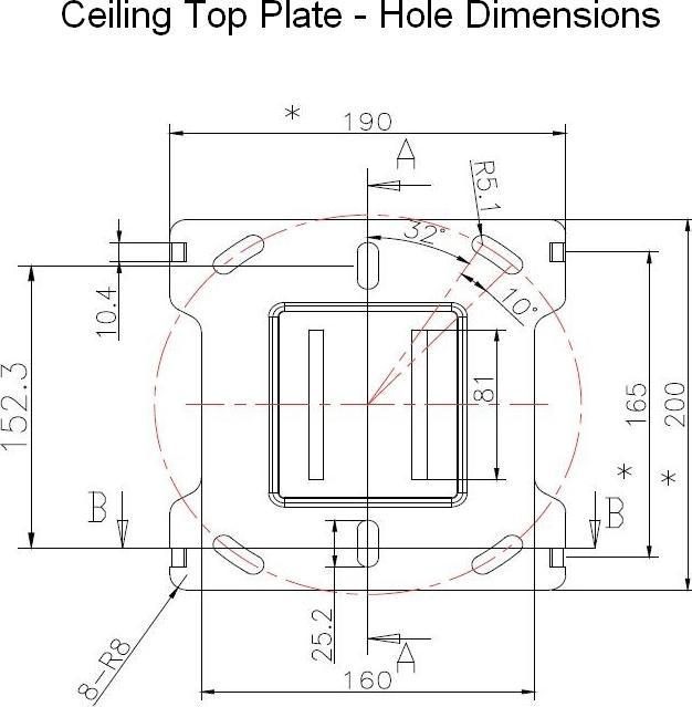 Produktbild Multibrackets Deckenhalter, 40"-100", schwarz, neigbar 15°