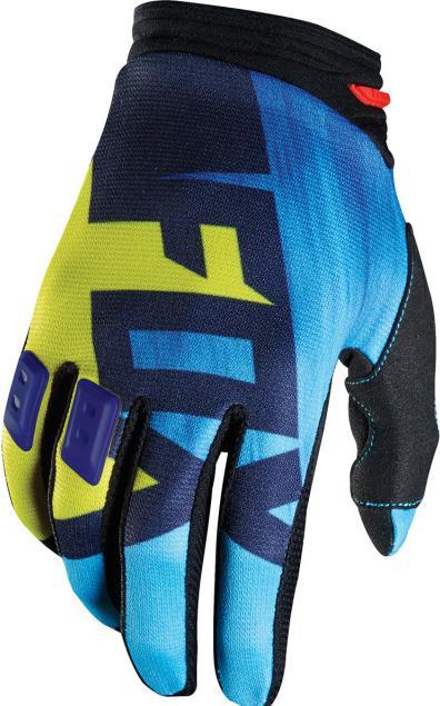 Fox Gloves 15 Dirtpaw Vandal Yell-Blue (XXL)