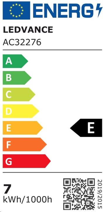 Energy Label Osram Superstar Classic A (E27, 7 W, 806 lm, 1 x, E)