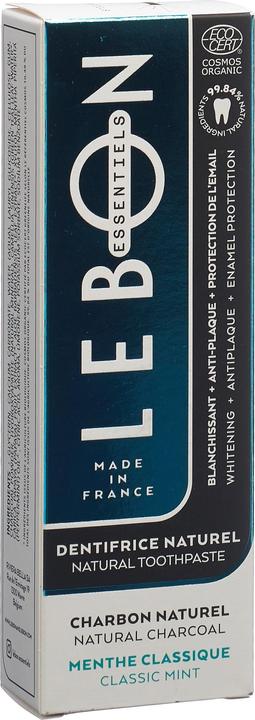 Lebon Bio Zahnpasta Minze mit Kohle (80 ml)