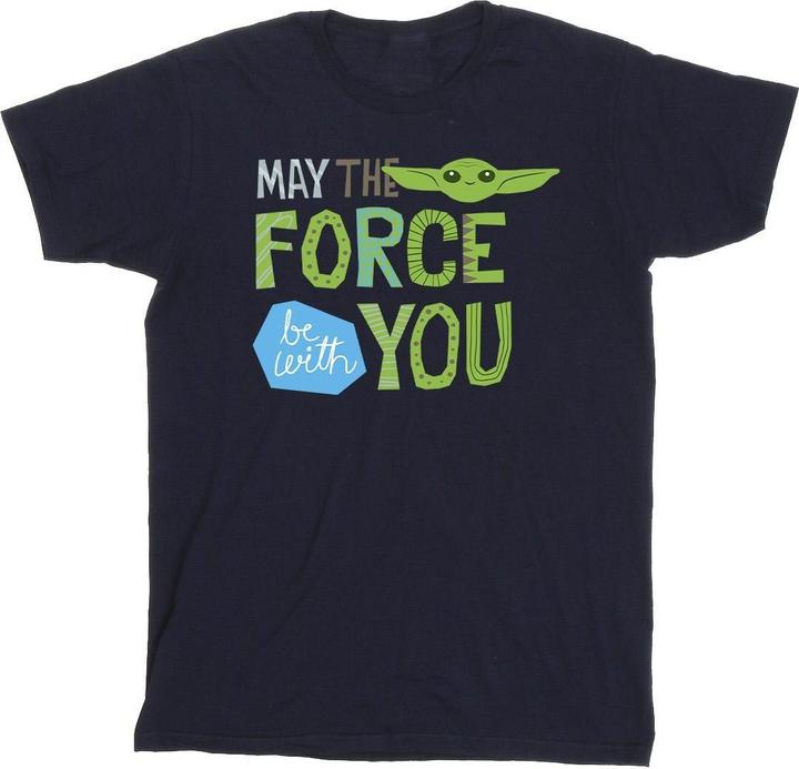 Star Wars The Mandalorian May The Force Be With You TShirt (M)