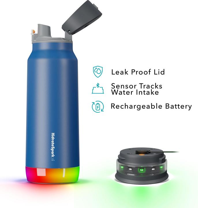 Actual product image HidrateSpark Hidrate Spark Pro 32 oz. Chug Deep Blue (0.95 l)
