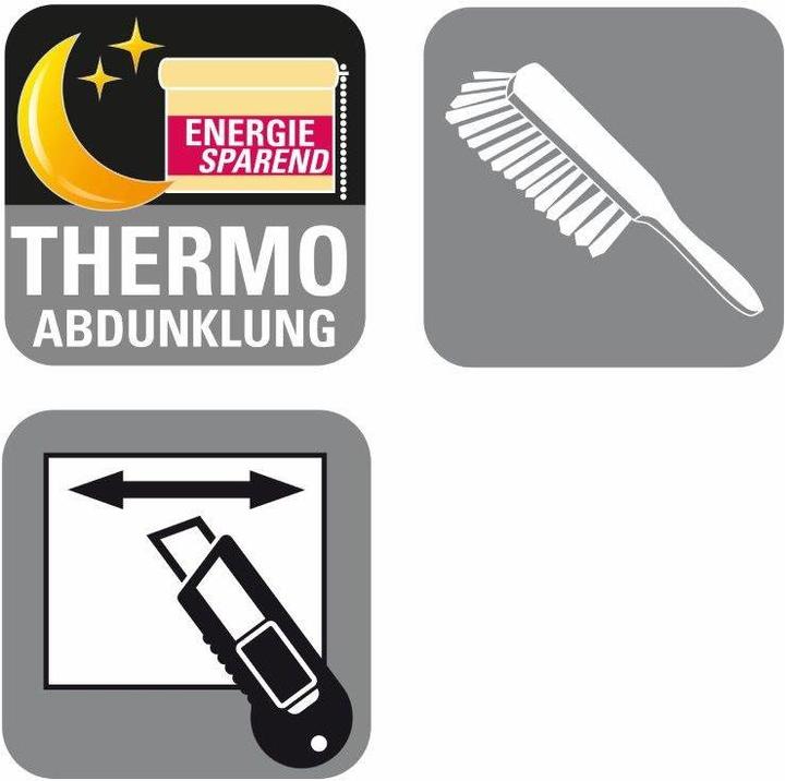Actual product image Gardinia Easyfix Thermo Roller Blind (60 x 150 cm)