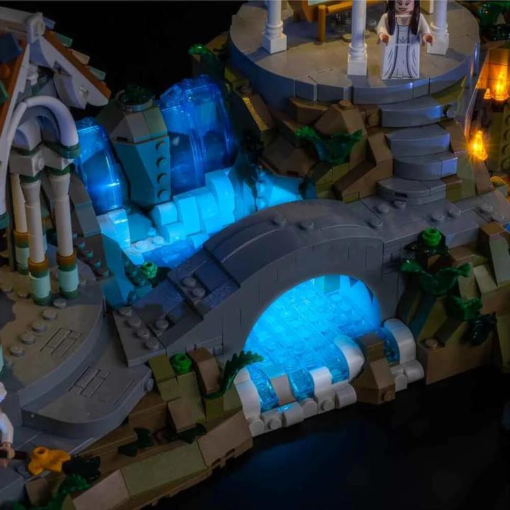 Actual product image Light my bricks LEGO The Lord of the Rings Rivendell #10316 Light Kit