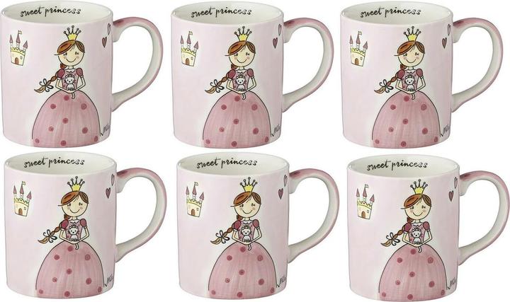 Image du produit Mila Tasse princesse hauteur : 9 cm 6 pièces