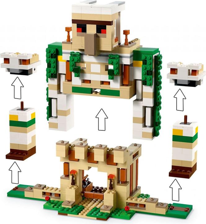 Productafbeelding LEGO Minecraft End-Of-Live Set Die Eisengolem-Festung - 21250 NEU! Teile 868x (21250)