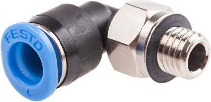 Image du produit Festo Push-in Elbow Fitting, Male M7, 6mm