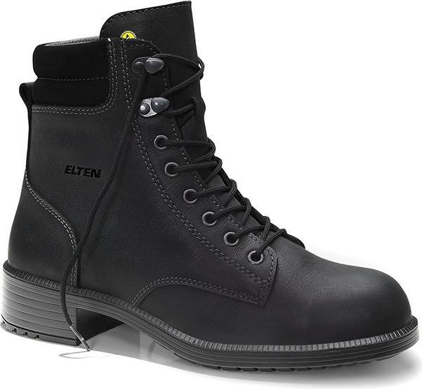 Elten Sicherheits-Schnürstiefel Lady NIKOLA black Mid ESD S2 Gr.41 (S2, 41)