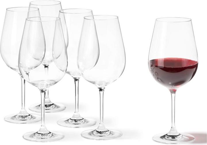Leonardo Tivoli (70 cl, 6 Occhiali, Bicchieri da vino rosso)
