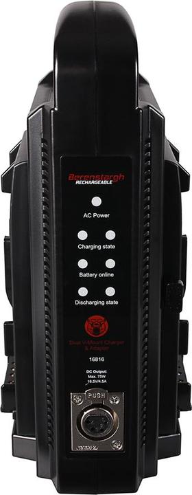 Actual product image Berenstargh Dual Charger for V-mount (Camera battery charger)