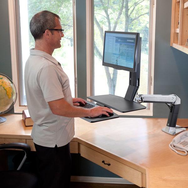 Produktbild Ergotron WORKFIT-A II, LD, 5" (Tisch, 27")