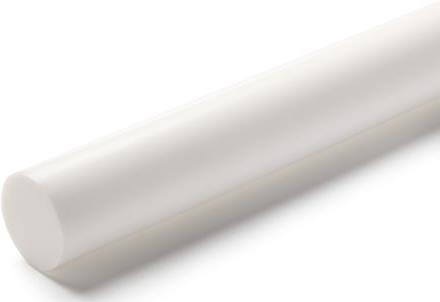 Actual product image Rs Pro PTFE plastic rod stock,300mm L 80mm dia