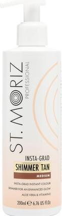 St. Moriz St Moriz Professional Insta-Grad Shimmer Tan Illuminating Bronzing Instant Fake Tan Body Lotion mit (200 ml)
