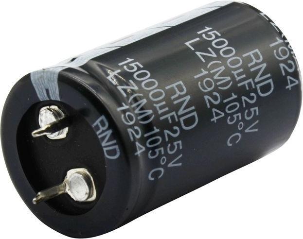 RND Components Electrolytic capacitor, latchable 10000uF 20% 63V