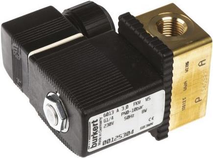 Produktbild Bürkert Magnetventil 2/2-Wege 230VAC