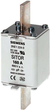 Produktbild Siemens SITOR Sicherung 3NE1 690V 125A Grösse 00 (NH-DIN Sicherung, 125 A, Superträge)
