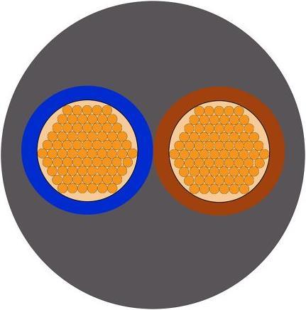 Actual product image Rs Pro 0.75mm 3182Y Grey Cable (100 m)