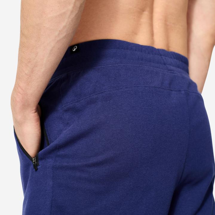 Image du produit Domyos Short de fitness regular homme, bleu marine (M)