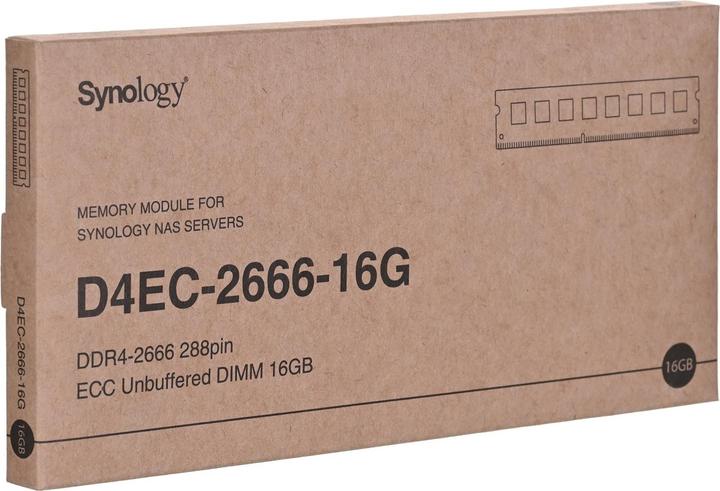 Actual product image Synology NAS memory 16 GB, DDR4, 2666 MHz, PC (1 x 16GB, 2666 MHz, DDR4-RAM, DIMM)