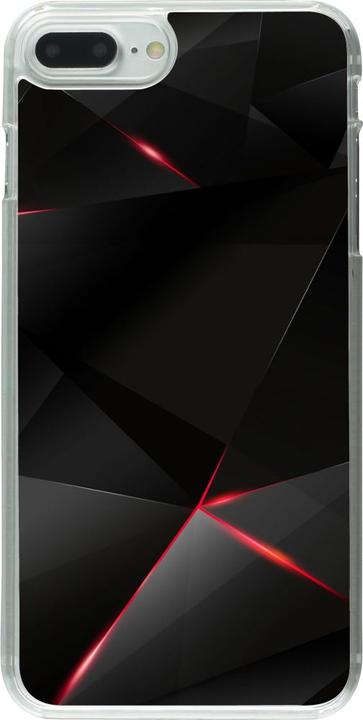 Actual product image PhoneLook Cover transparent Black Red Lines (Apple iPhone 7 Plus)