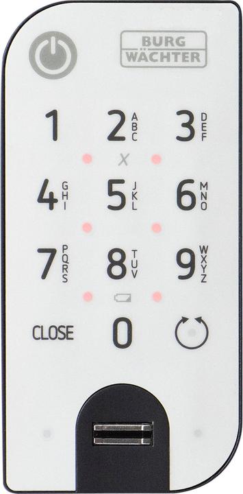 Burg Wächter Keypad 7712 Fingerprint keypad anthracite/white (Fingerprint)