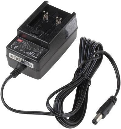 Actual product image MeanWell Power Supply,Plug Top,15V,0.8A,12W
