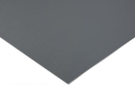 Rs Pro Kunststoffplatte Grau PVC 1m x 1m x 6mm (100 cm, 100 cm)