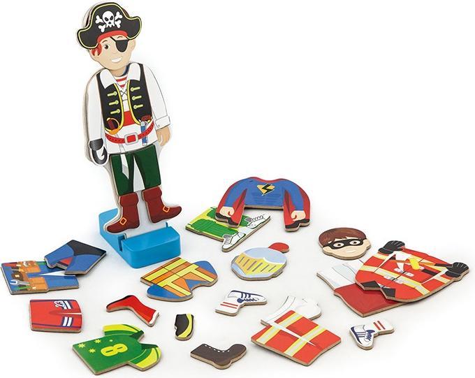 Image du produit Viga Toys Jeu d'habillage garçon