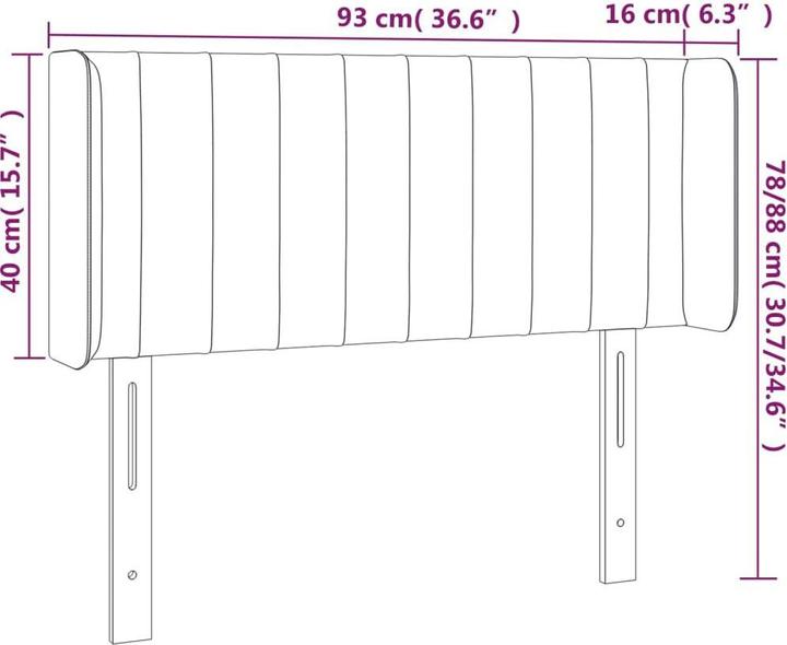 Produktbild VidaXL Aneska (93 x 16 x 88 cm)