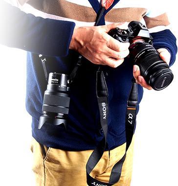 Produktbild Commlite Lens Holder Sony E (Schultergurt)