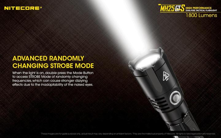 Produktbild Nitecore MH25GTS (15 cm, 1800 lm)