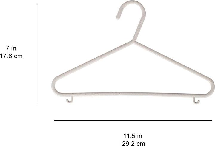 Image du produit 3 Sprouts Paille de blé Cintre gris (15 x)