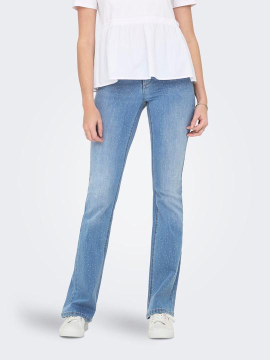 Actual product image Only ONLWAUW Mittlere Taille Ausgestellt Jeans Flared fit jeans (32)