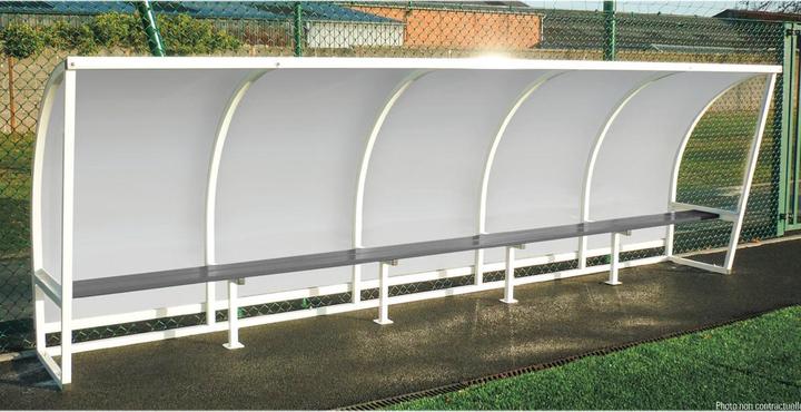 Sporti Verzinkter Stahl-Tastschutzdach 2M 2m