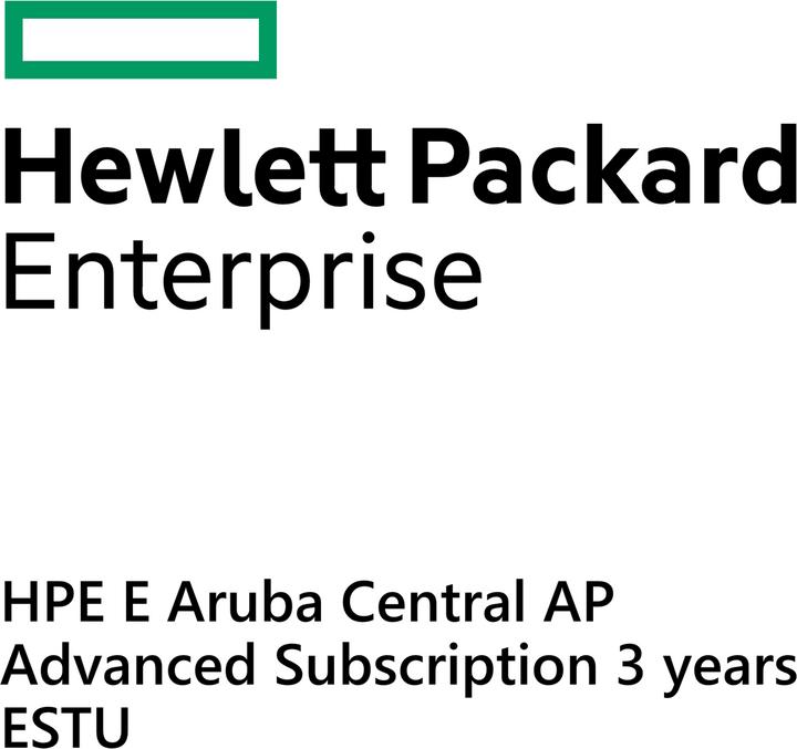 HPE E Aruba Central AP, abbonamento avanzato, 3 anni, E-STU (1 Dispositivi, 36 mesi)