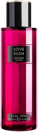 Aoura London Women's Love Rush Body Mist Fragrance Spray 220ml (Body Mist, 220 ml)