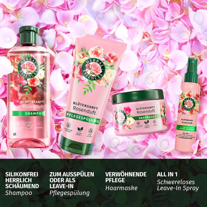 Immagine prodotto Herbal Essences Blütensaft Schwereloses All In 1 Leave-In Spray mit Rosenduft 145ml (145 ml)