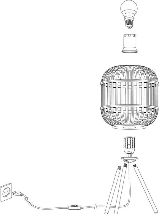 Actual product image EGLO Bordesley 1 (E27)