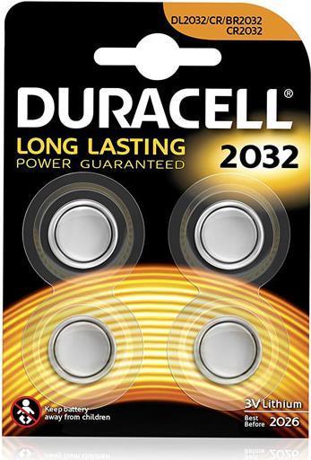 Productafbeelding Duracell CR2032 (4 Pcs., CR2032, 225 mAh)