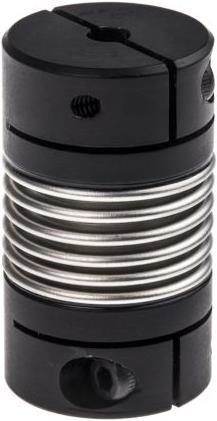 Image du produit Ruland Bellow Coupling ID 6mmx6mm OD 19.1mm Al