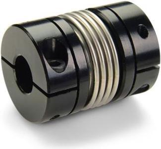 Actual product image Ruland Bellow Coupling ID20mmx12mm OD 41.3mm Al